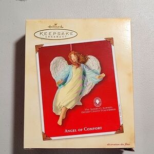 Hallmark Keepsake ornament 2002 Angel of Comfort.